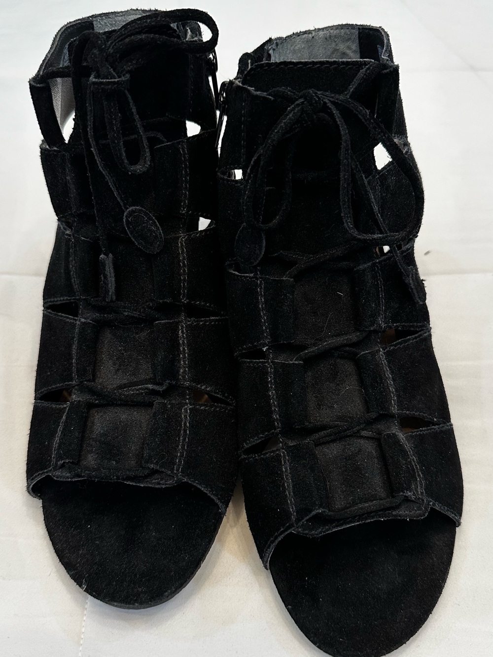 Vionic Women’s Black Suede Lace-Up Ankle Boots